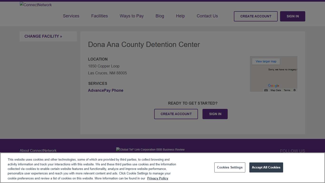 Dona Ana County Detention Center ConnectNetwork